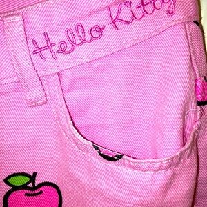 Hello kitty pink jeans size XS